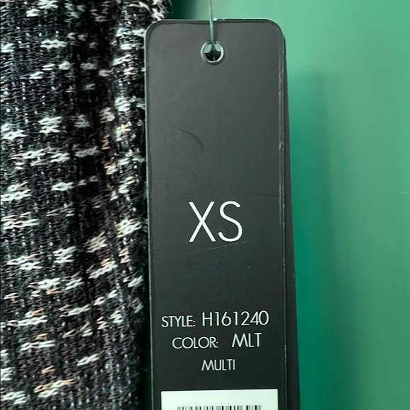 NIC+ZOE Tweed Black, Tan & White Patterned Sleevless Sweater Dress Womens XL - Picture 3 of 7